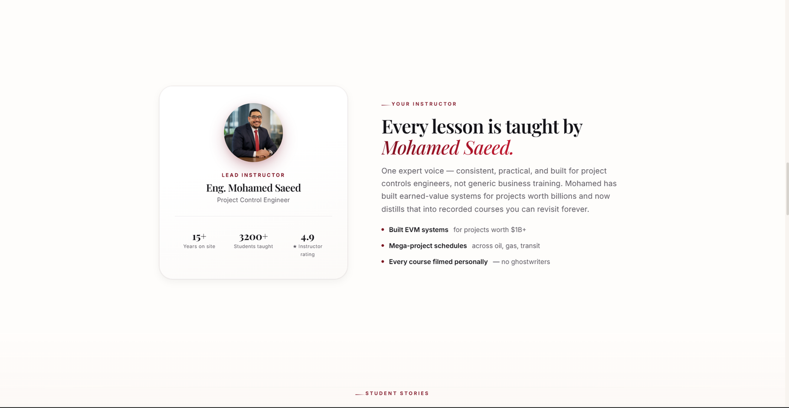 Ingoplan home page — Plan Beyond Limits hero with featured course card